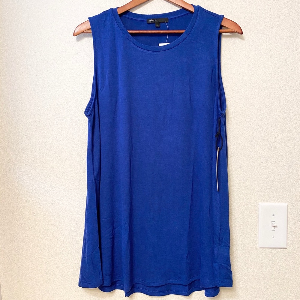 Gibsonlook Blue Cozy Tank - Picture 2 of 9